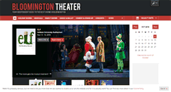 Desktop Screenshot of bloomingtontheater.com